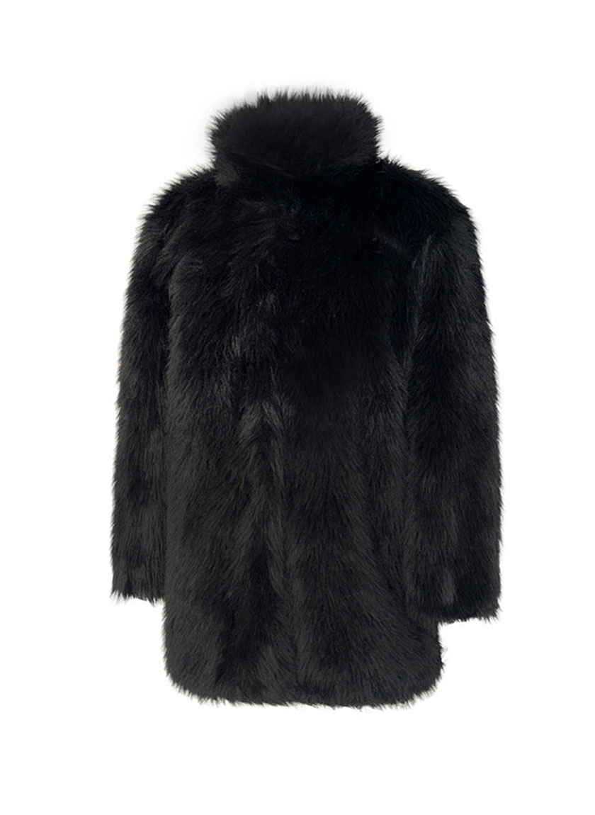 City Pop Fur Jacket (Black)