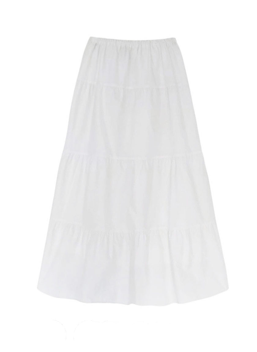 Cloud Cancan Skirt (White)