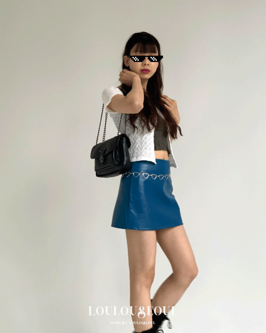 (L/S Collection) Croco Leather Skirt_크로커 레더 스커트