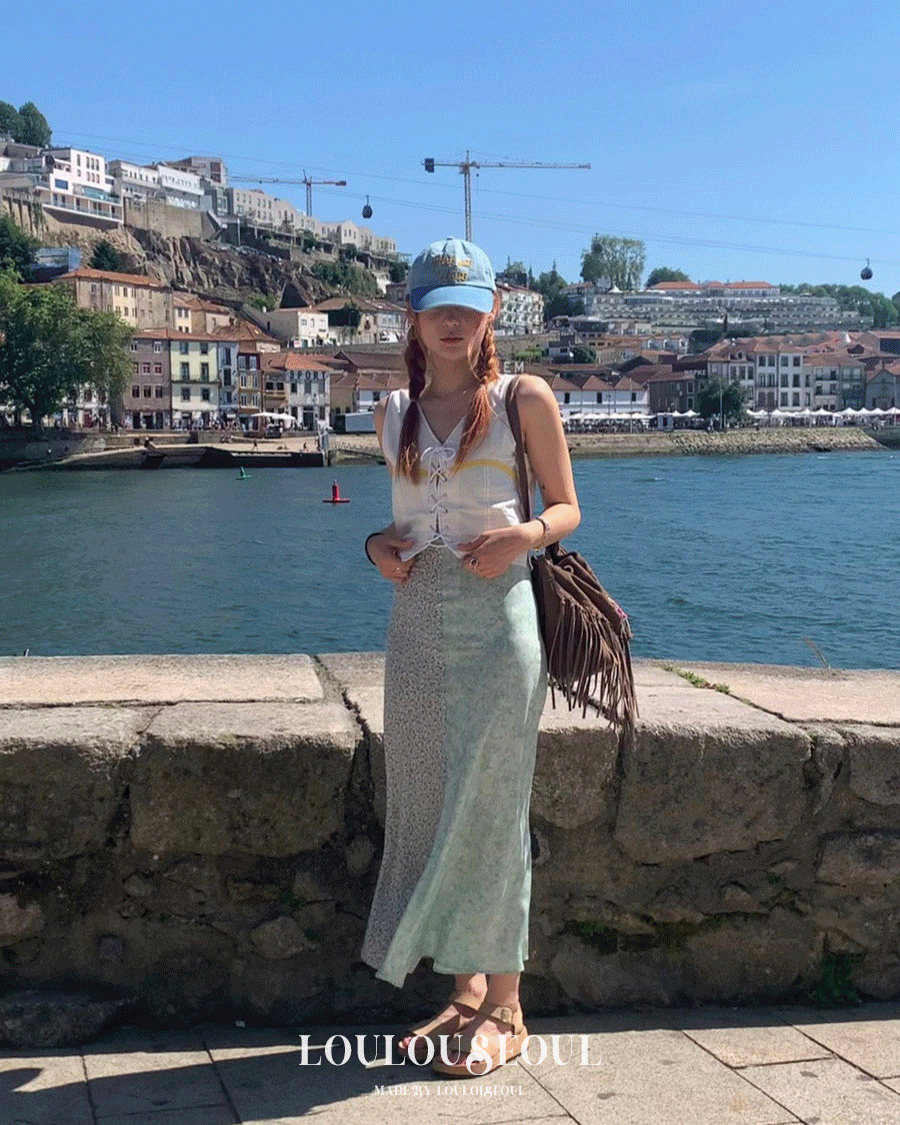 (L/S Collection)  Porto Half&amp;Mixed Dress_포르투 하프&amp;믹스 드레스