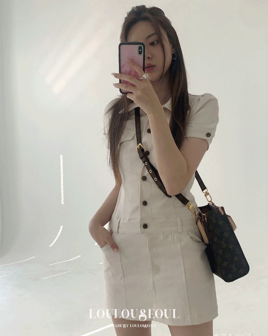 (L/S Collection) Summer Old Fashion Jump Suit Dress_썸머 올드패션 드레스