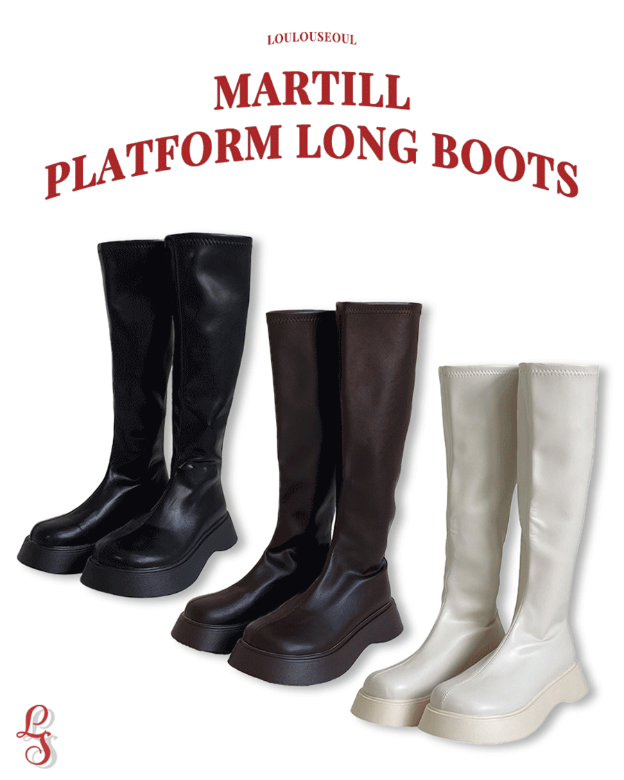 Martill Platform Long Boots_마틸 플랫폼 롱 부츠