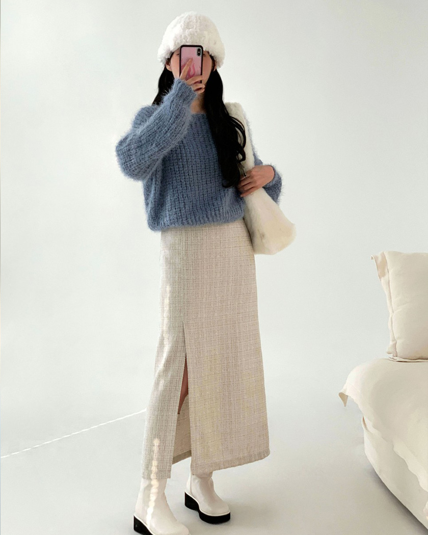 [MADE] Bonny Tweed Skirt