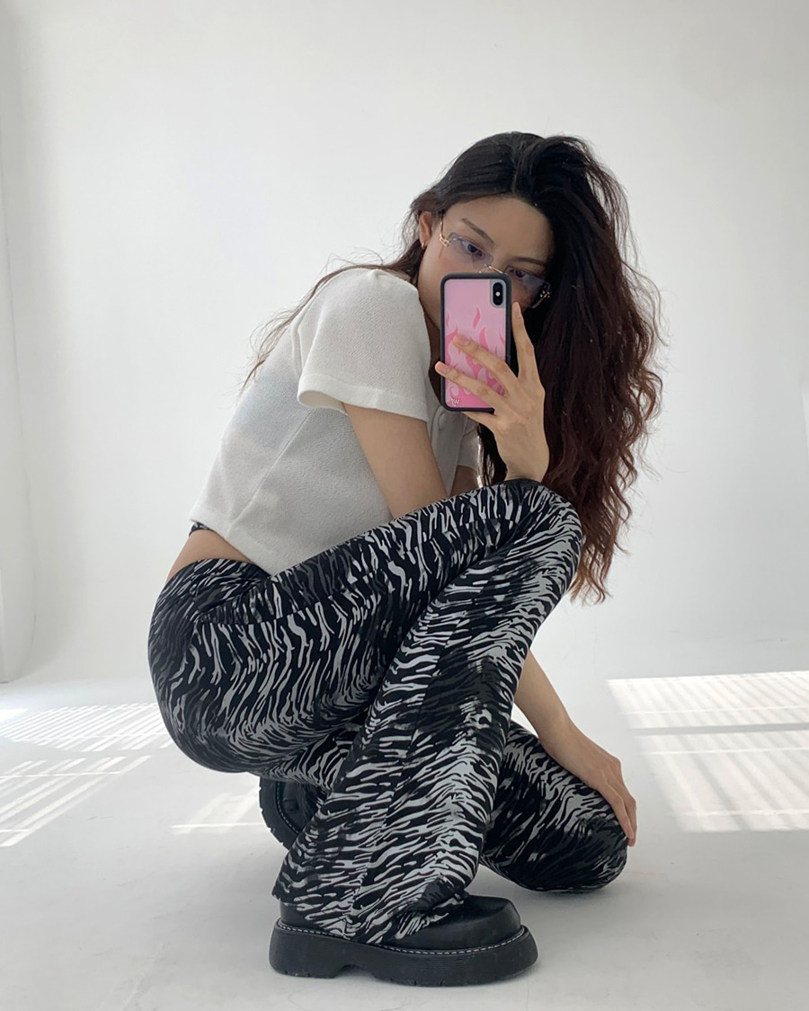 [MADE] Tie Tiger Pants (White)