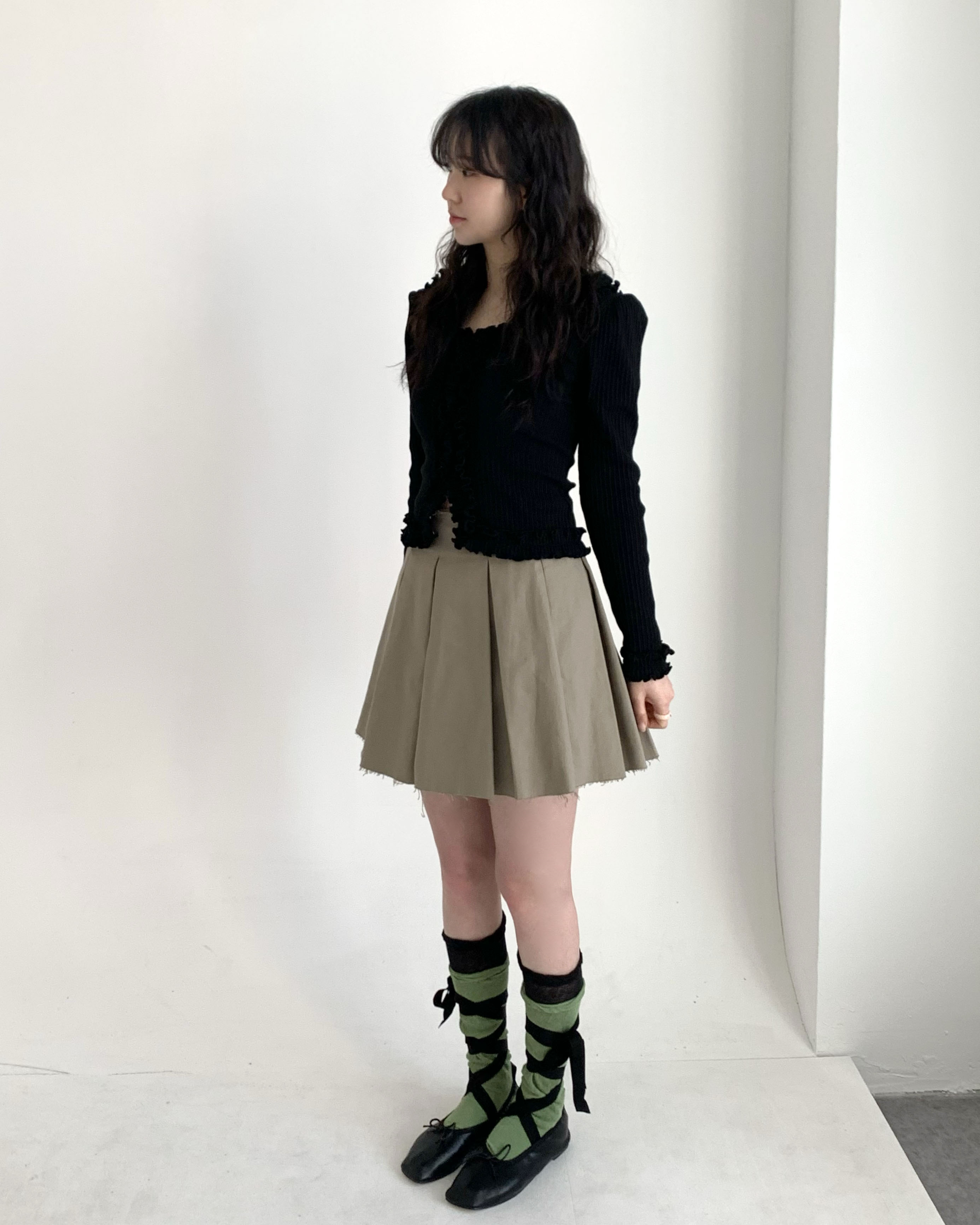 ﻿[MADE] Matcha Girl Skirt