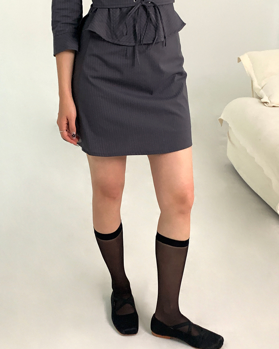 ﻿[MADE] London Young Skirt (Charcoal)