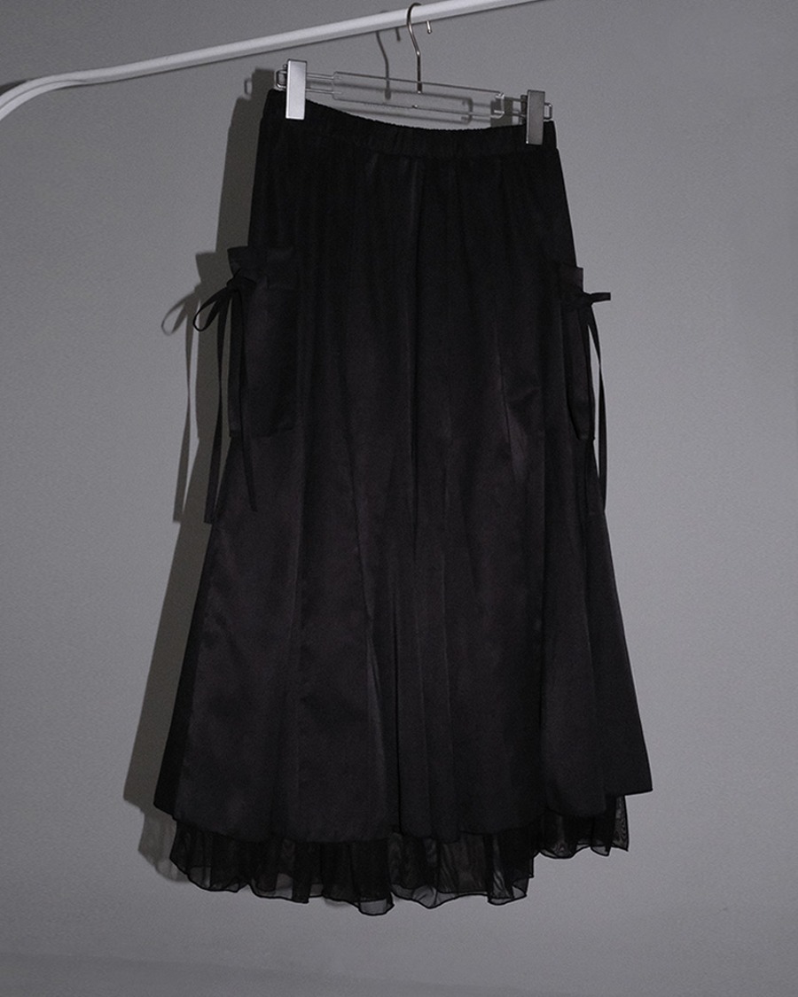 [YMS] Devil Flare Skirt (Black)
