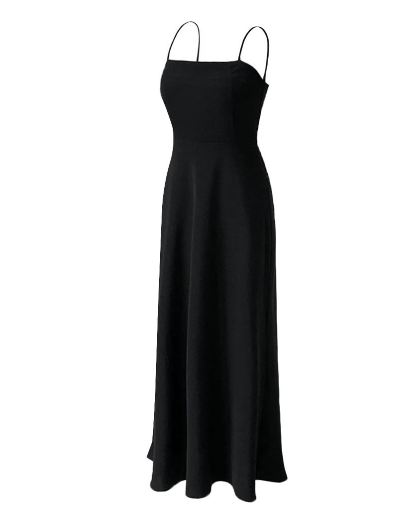 Summer Fall in Love Dress (Black)